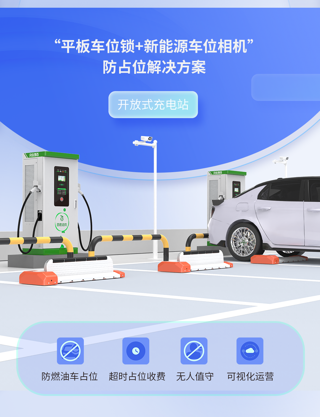 車位高周轉(zhuǎn)，營收增兩成！百勝充電站防占位解決方案助力高效運(yùn)營